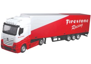 CAMION MERCEDES-BENZ ACTROS GIGASPACE 4x2 CON SEMIRREMOLQUE FIRESTONE 1:43