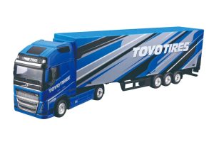 CAMION VOLVO FH16 GLOBETROTTER 750 XXL 4x2 CON SEMIRREMOLQUE TOYOTIRES 1:43