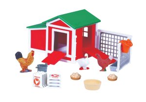 SET GALLINERO COMPLETO CON TRACTOR 1:50