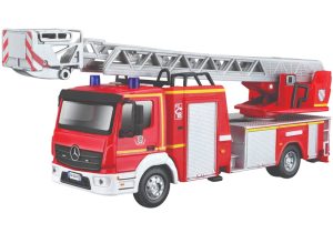 CAMION MERCEDES-BENZ ATEGO-MAGIRUS BOMBEROS CON ESCALA TELESCOPICA 1:50